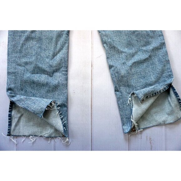 The Drop Standard Ian Mid Rise Relaxed Straight w/ Side Slit - Size 27, NWT - Picture 8 of 11